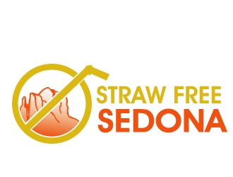 Straw Free Sedona logo design by PMG