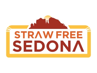 Straw Free Sedona logo design by Eliben