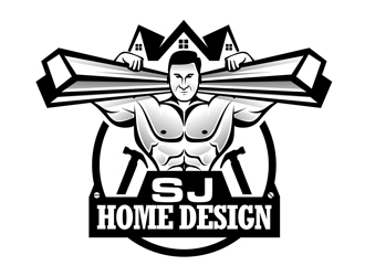 Sj Home Design  logo design by DreamLogoDesign