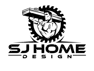 Sj Home Design  logo design by DreamLogoDesign