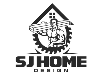 Sj Home Design  logo design by DreamLogoDesign