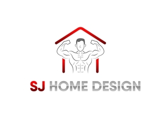 Sj Home Design  logo design by ksantirg