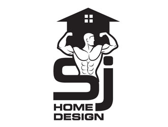 Sj Home Design  logo design by LogoInvent