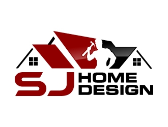 Sj Home Design  logo design by jaize