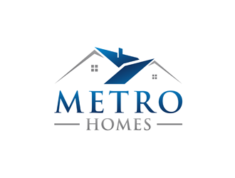 Metro Homes  logo design by bomie