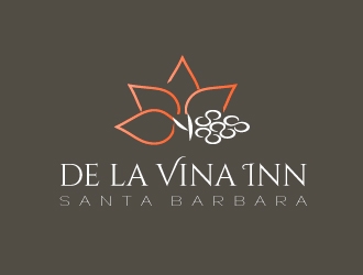 De La Vina Inn logo design by savvyartstudio