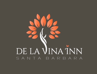 De La Vina Inn logo design by savvyartstudio