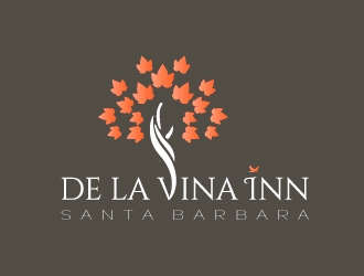 De La Vina Inn logo design by savvyartstudio