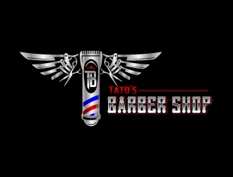 Tatos barber Shop logo design by jaize