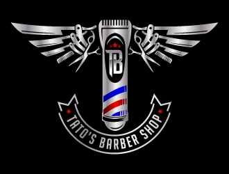 Tatos barber Shop logo design by jaize
