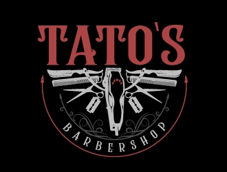 Tatos barber Shop logo design by aRBy