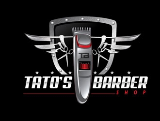 Tatos barber Shop logo design by LogoInvent