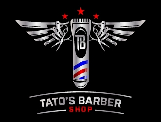 Tatos barber Shop logo design by jaize