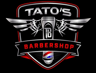 Tatos barber Shop logo design by jaize