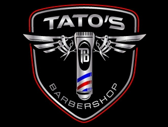 Tatos barber Shop logo design by jaize