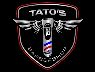 Tatos barber Shop logo design by jaize