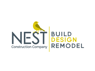 Nest Construction Company logo design by kimora