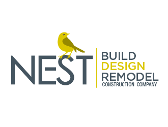 Nest Construction Company logo design by THOR_