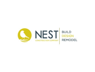 Nest Construction Company logo design by colorthought