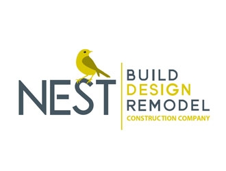 Nest Construction Company logo design by LogoInvent