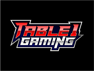 Table 1 Gaming logo design by evdesign
