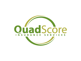 QuadScore Insurance Services logo design by denfransko