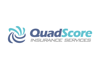QuadScore Insurance Services logo design by YONK