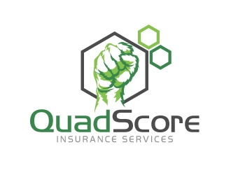 QuadScore Insurance Services logo design by aRBy