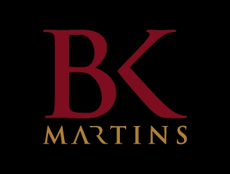 B K Martins logo design by abss