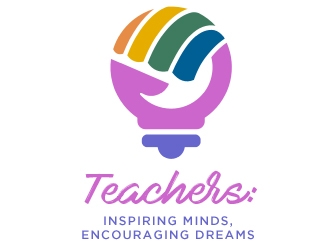 Teachers: Inspiring Minds, Encouraging Dreams logo design by reysirey