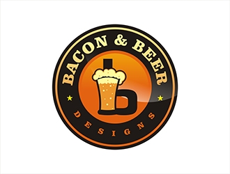 BACON & BEER DESIGNS   logo design by gitzart