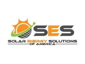 SES SOLAR ENERGY SOLUTIONS of AMERICA logo design by sarfaraz