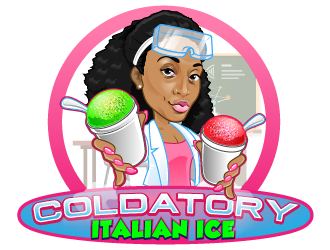 Coldatory  Italian Ice  logo design by reight