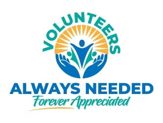 Volunteers : Always Needed Forever Appreciated logo design by jaize