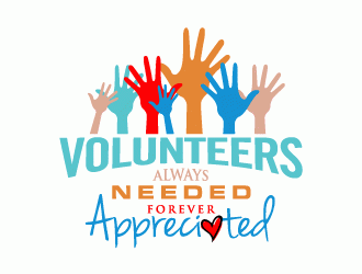 Volunteers : Always Needed Forever Appreciated logo design by torresace