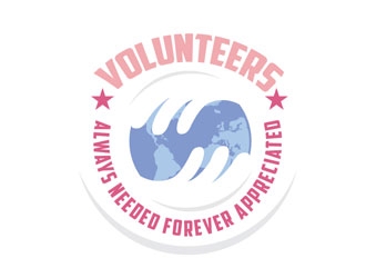 Volunteers : Always Needed Forever Appreciated logo design by LogoInvent