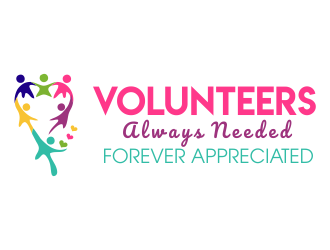Volunteers : Always Needed Forever Appreciated logo design by JessicaLopes