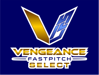 Vengeance Fastpitch Select logo design by cintoko