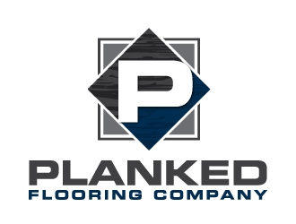 PLANKED FLOORING COMPANY logo design by J0s3Ph