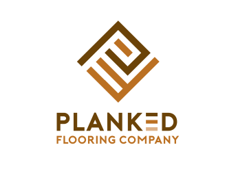 PLANKED FLOORING COMPANY logo design by serprimero