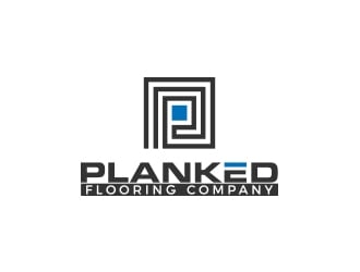 PLANKED FLOORING COMPANY logo design by MarkindDesign
