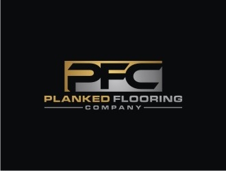 PLANKED FLOORING COMPANY logo design by bricton