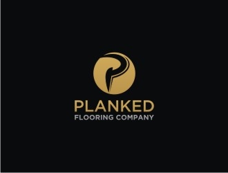 PLANKED FLOORING COMPANY logo design by bricton