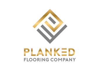 PLANKED FLOORING COMPANY logo design by serprimero