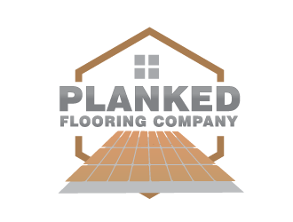 PLANKED FLOORING COMPANY logo design by Cyds