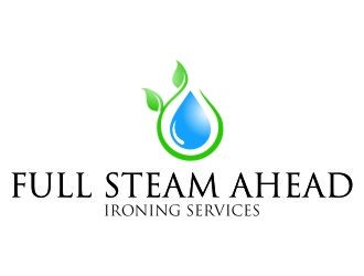 Full Steam Ahead Ironing Services logo design by jetzu