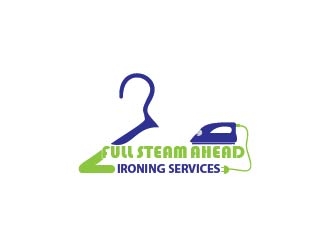Full Steam Ahead Ironing Services logo design by bcendet