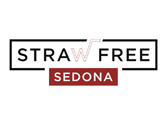 Straw Free Sedona logo design by checx