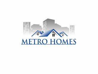 Metro Homes  logo design by bosbejo