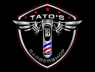 Tatos barber Shop logo design by jaize